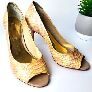 Peep Toe Heels Size 7B